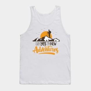 Berge Wandern Natur Berg Outdoor Geschenk T-Shirt Tank Top